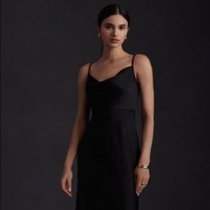 Cali Satin Charmeuse Midi Dress